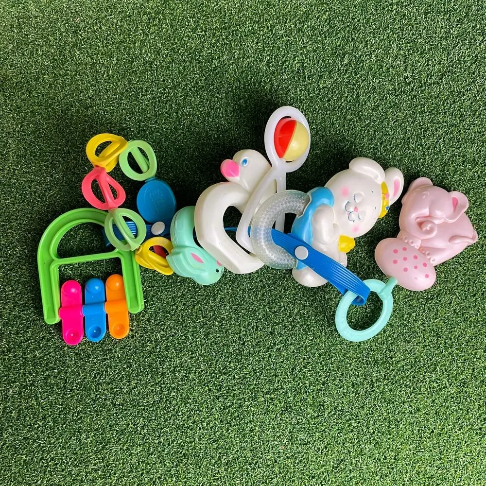 Vintage The First Years Baby Rattles and Teethers Set